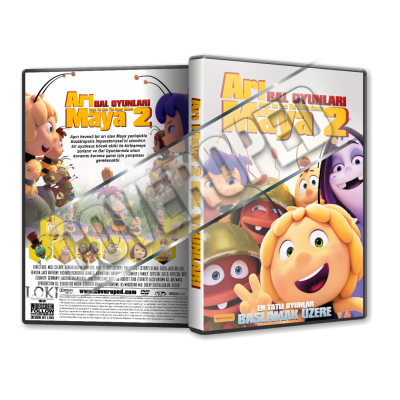 Arı Maya 2 Bal Oyunları - Maya the Bee The Honey Games 2018 Türkçe Dvd Cover Tasarımı